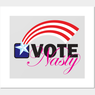 Star Spangled right to VOTE Nasty Posters and Art